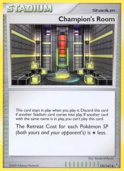Champion's Room card in English