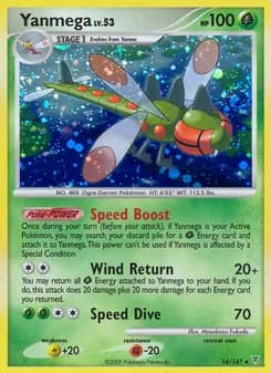 Yanmega card in English