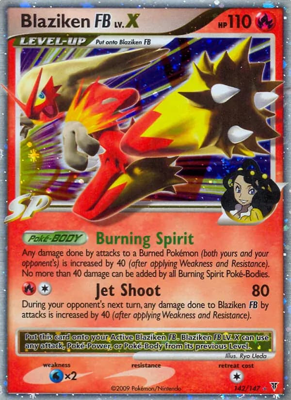 Blaziken FB card in English