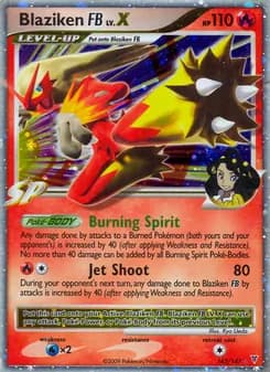 Blaziken FB card in English