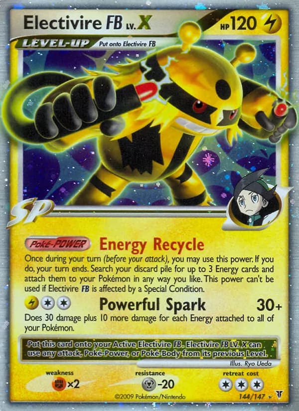 Electivire FB card in English