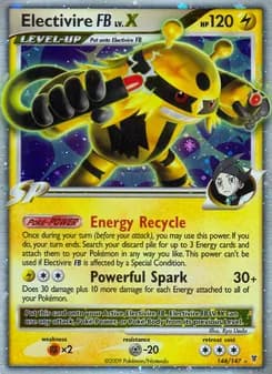 Electivire FB card in English
