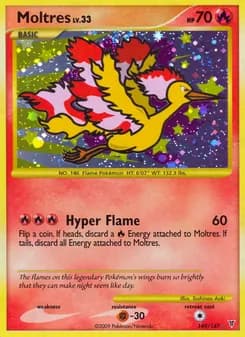 Moltres card in English