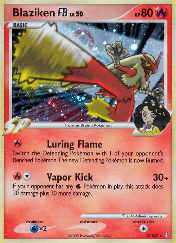 Blaziken FB card in English