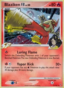 Blaziken FB card in English