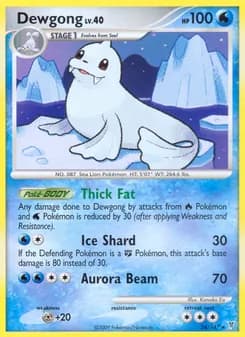 Dewgong card in English