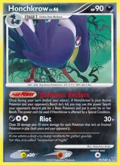 Honchkrow card in English