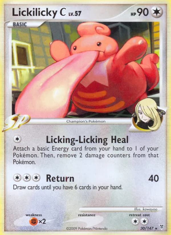 Lickilicky C card in English