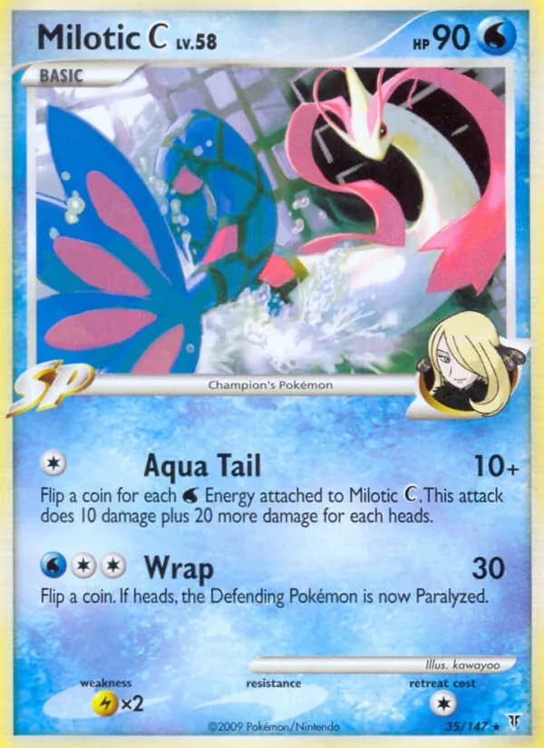 Milotic C card in English