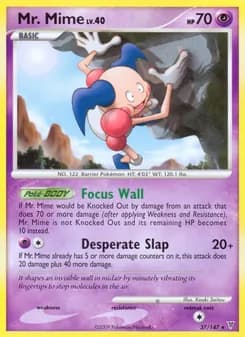 Mr. Mime card in English