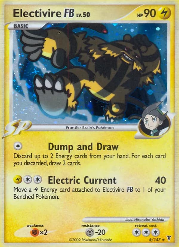 Electivire FB card in English