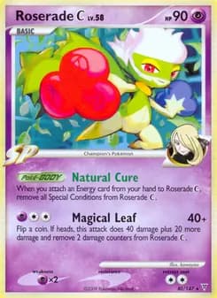 Roserade C card in English