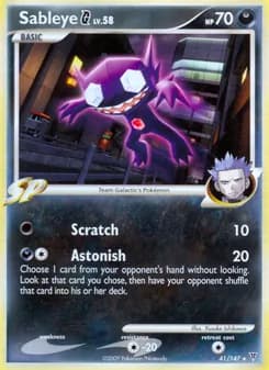 Sableye G card in English