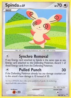 Spinda card in English