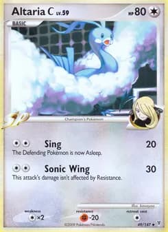 Altaria C card in English