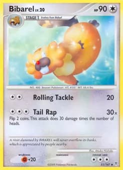 Bibarel card in English