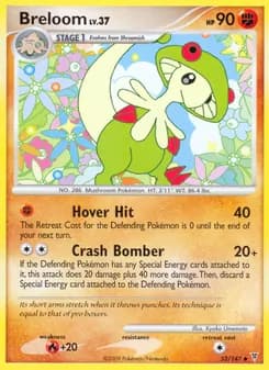 Breloom card in English