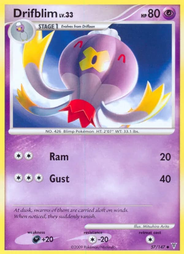 Drifblim card in English