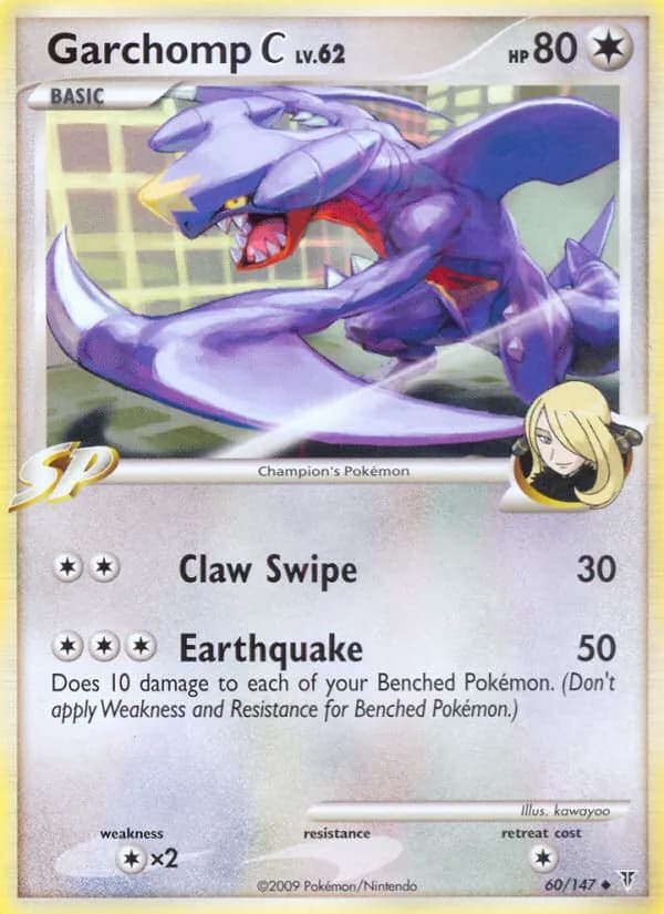 Garchomp C card in English