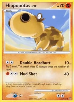 Hippopotas card in English