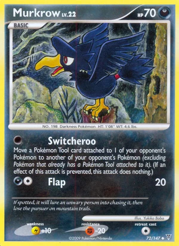 Murkrow card in English