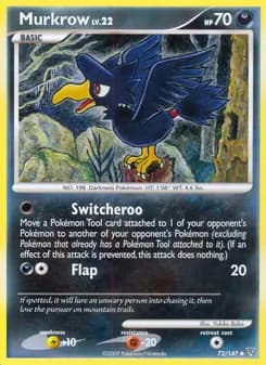 Murkrow card in English