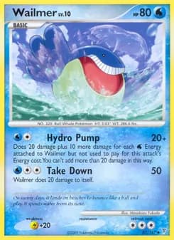 Wailmer card in English