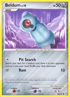 Beldum card in English