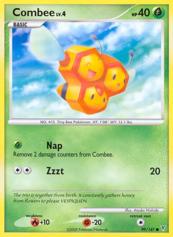 Combee card in English