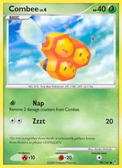 Combee card in English