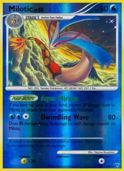 Milotic card in English