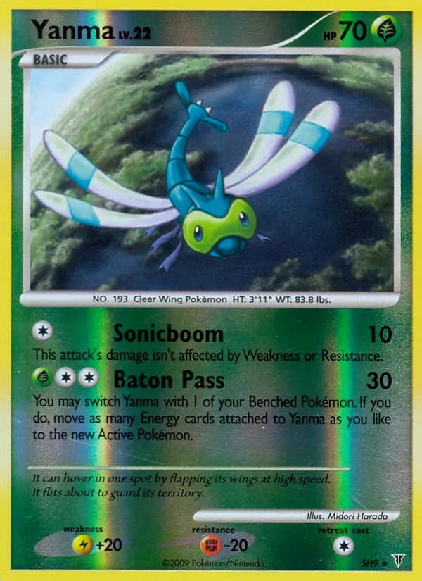 Yanma card in English