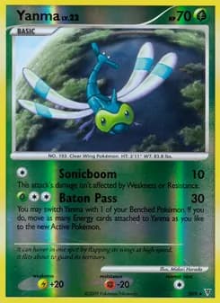 Yanma card in English