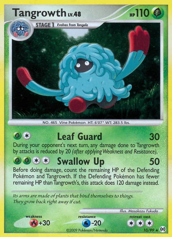 Tangrowth card in English