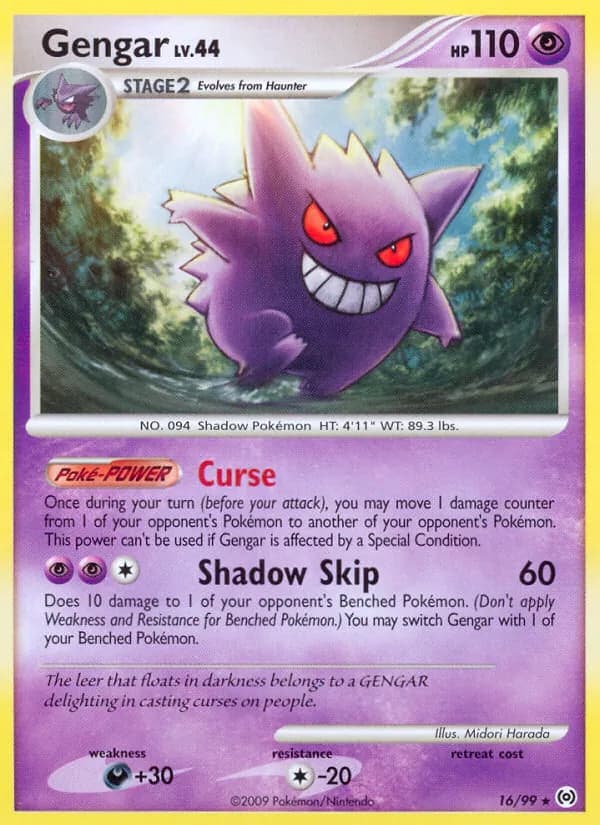 Gengar card in English