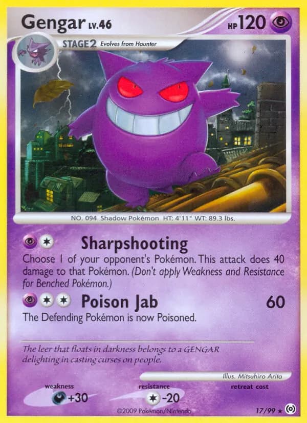 Gengar card in English