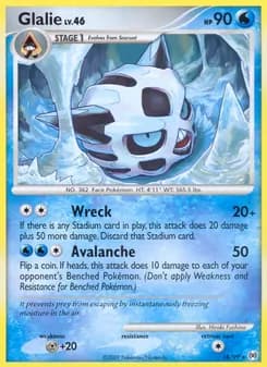 Glalie card in English