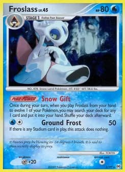 Froslass card in English
