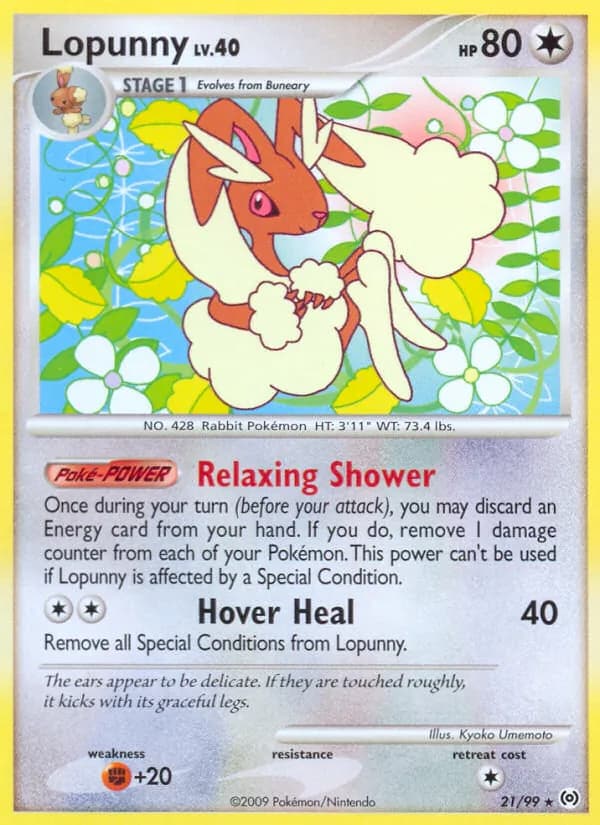 Lopunny card in English