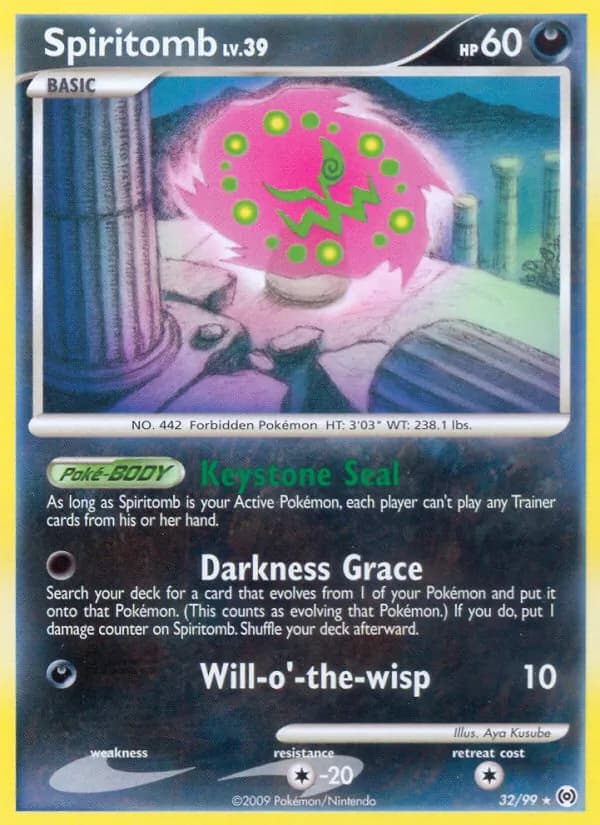 Spiritomb card in English