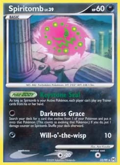 Spiritomb card in English