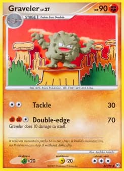 Graveler card in English