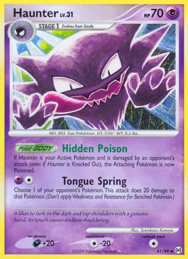 Haunter card in English