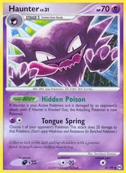Haunter card in English