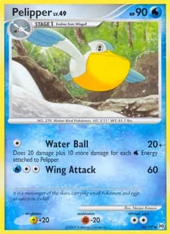 Pelipper card in English