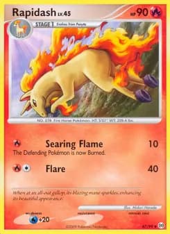 Rapidash card in English