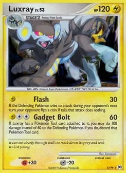Luxray card in English