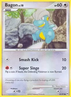 Bagon card in English