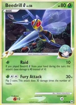 Beedrill card in English