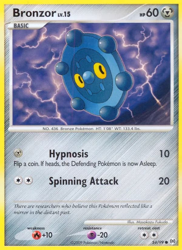 Bronzor card in English